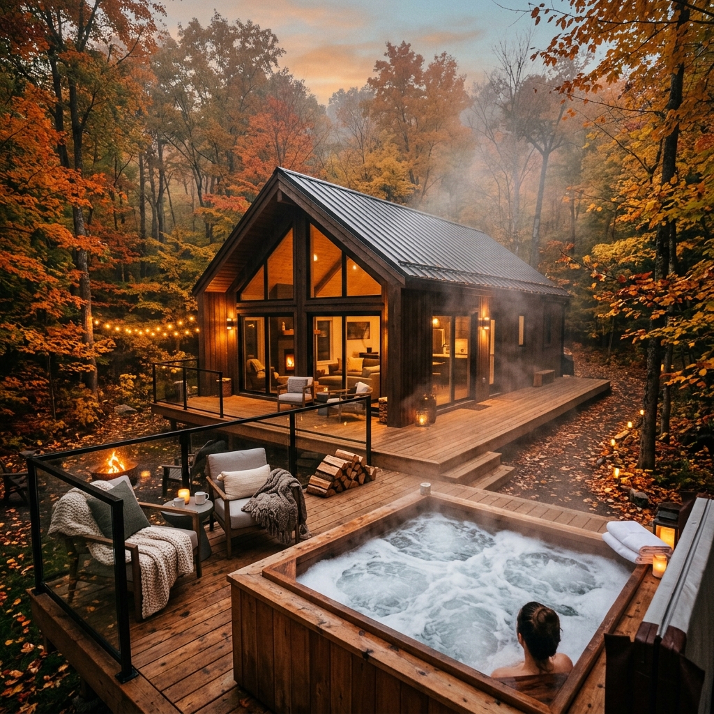 Serene Lake Cabin